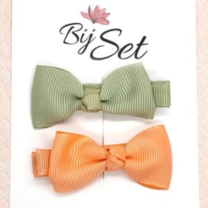 Set Oranje mint groen - licht oranje