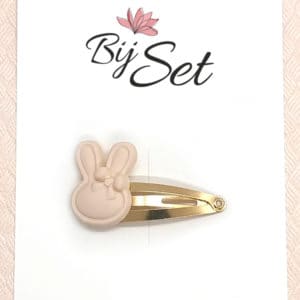 Speldje konijn licht roze