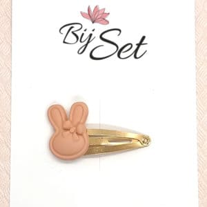 Speldje konijn oud roze