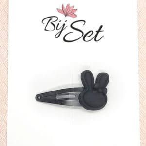 Speldje konijn zwart