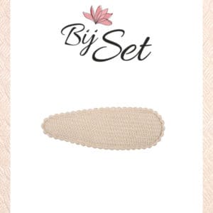 haarknip bruiloft creme meisjes