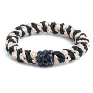 Black Goldtwist Strass