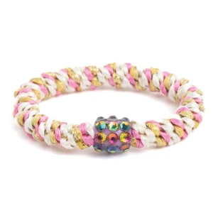 haarelastiek regenboog kleuren unicorn