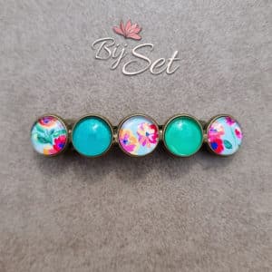 Green Flower haarclip