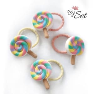 kinderhaarelastiek met lolly
