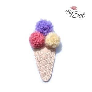 haarknipje met ijsje