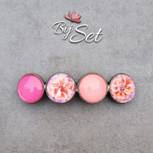 haaraccessoire roze bloem