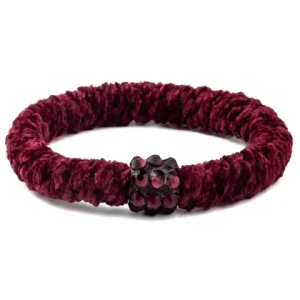 Bordeaux Velvet Strass