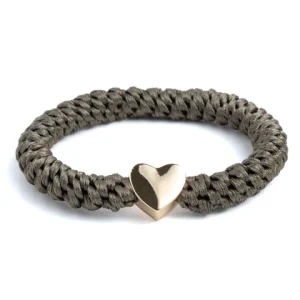 haarelastiek groen khaki armband volwassenen kinderen meisje