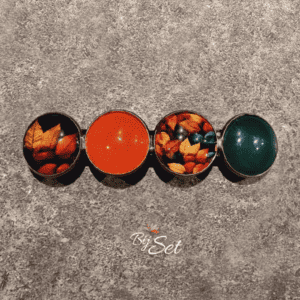 haarknip voor dik en dun haar, uniek design, herfst