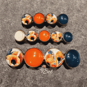 haarknip met gele bloemen yellow flower