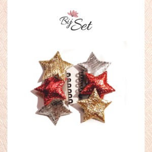 antislip knipje met glimmende sterretjes perfect voor de kerstdagen