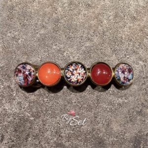 dames haarknip, haarspeld voor dun en dik haar, haaraccessoires voor kerst, rood