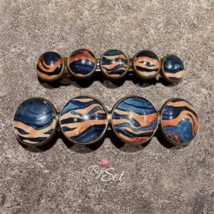 dames haarknip, haarspeld voor dun en dik haar, haaraccessoires voor kerst, paars, blauw, bloemen