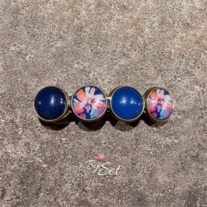 blauw haarknipje voor dun haar