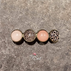 haarknip panter print