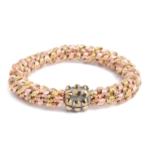 haarelastiek glitters banditz bruin natuur tinten