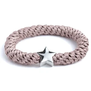 kknekki banditz haarelastiek met zilveren ster