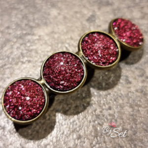 kerst haarknip voor dun haar dames kerst rood glitters