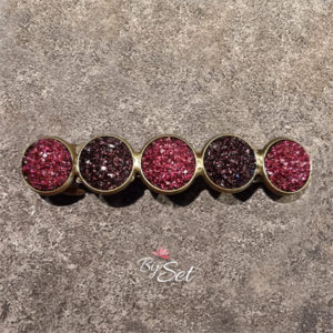 kerst glitter haarclip dames dik en dun haar cabochon