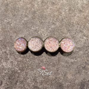 roze glitter haarknip dames kinderen en meisjes