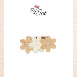 haarknipje voor fijn haar met neutrale kleuren