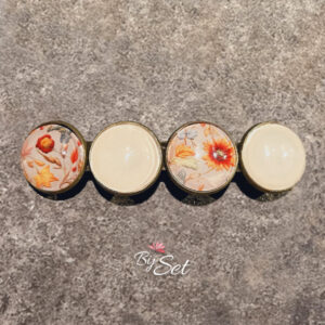 creme kleurige haarknip, Bohemien