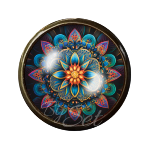 mandala kleding speld