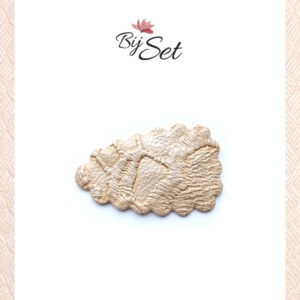 Crème kleurig haarspeldje voor fijn haar