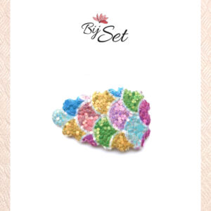 haarknipje voor baby's met regenboog kleuren