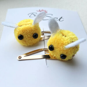 Haarknipjes met een bij