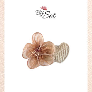 hart bloem antislip haarknipje
